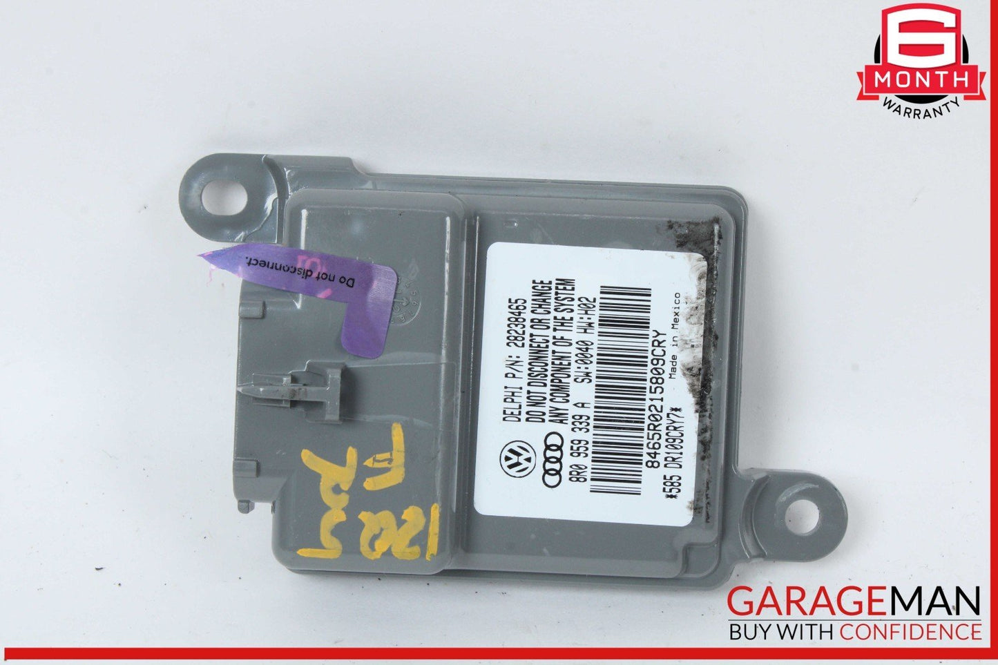 09-17 Audi Q5 Front Right Passenger Side Seat Occupant Detection Sensor Module