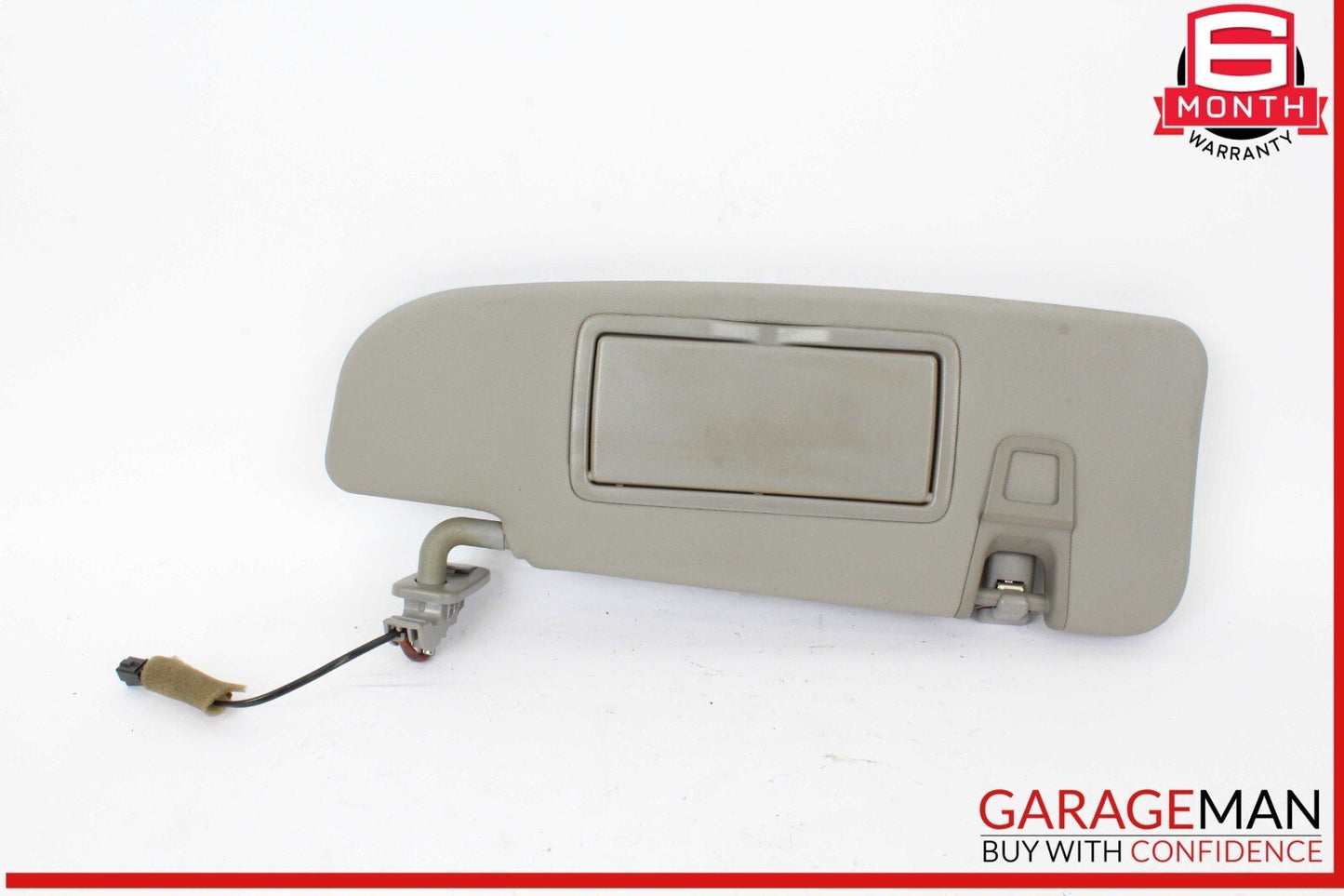 17-22 Alfa Romeo Giulia Front Right Passenger Side Sun Visor Sunvisor Gray OEM