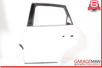 09-17 Audi Q5 SQ5 Rear Left Exterior Door Shell Frame Panel White OEM