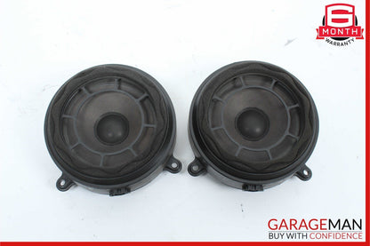 01-07 Mercedes W203 C230 Front Right & Left Side Door Audio Speaker Set of 2 OEM