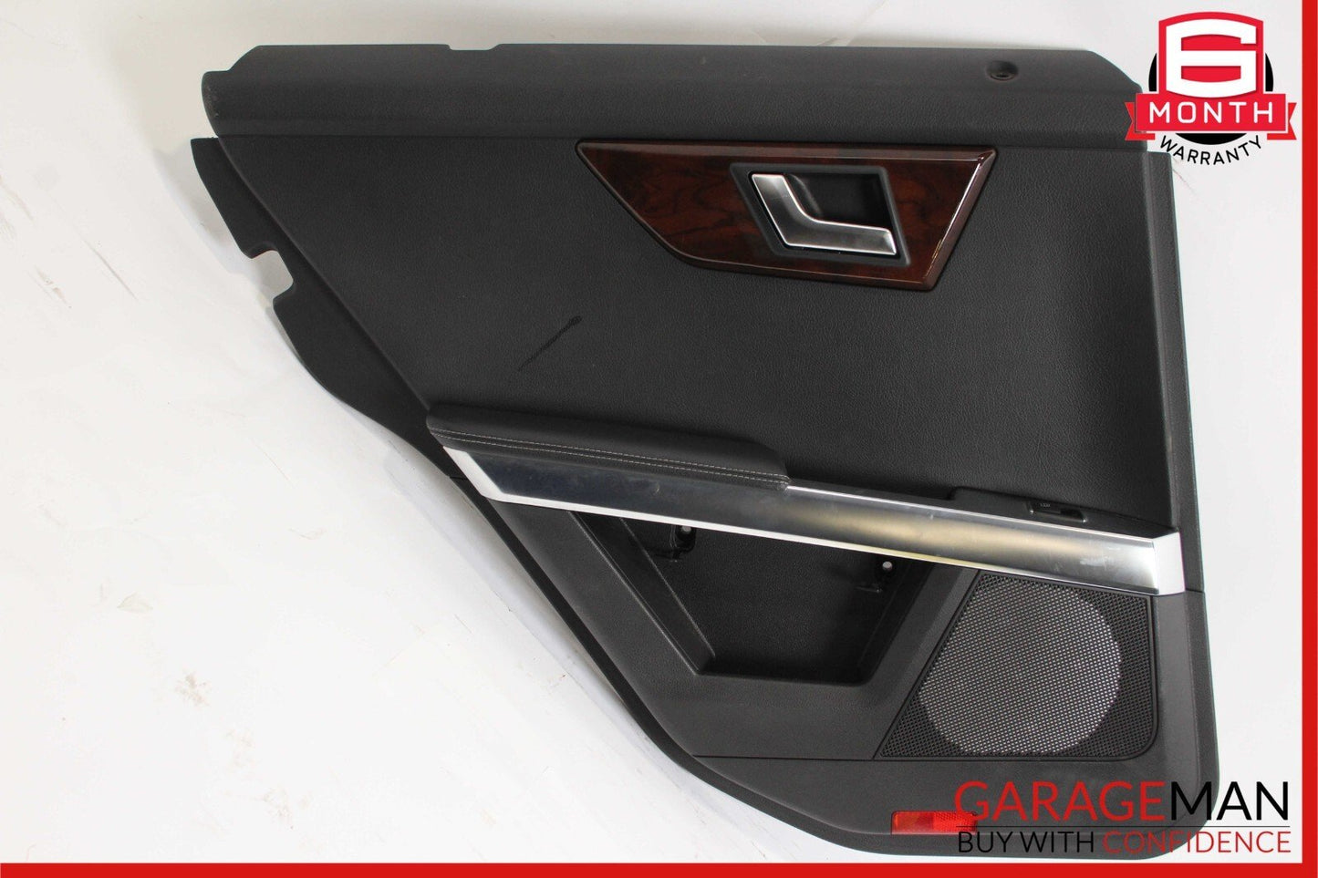 10-15 Mercedes X204 GLK250 Rear Left Side Interior Door Trim Cover Panel Black