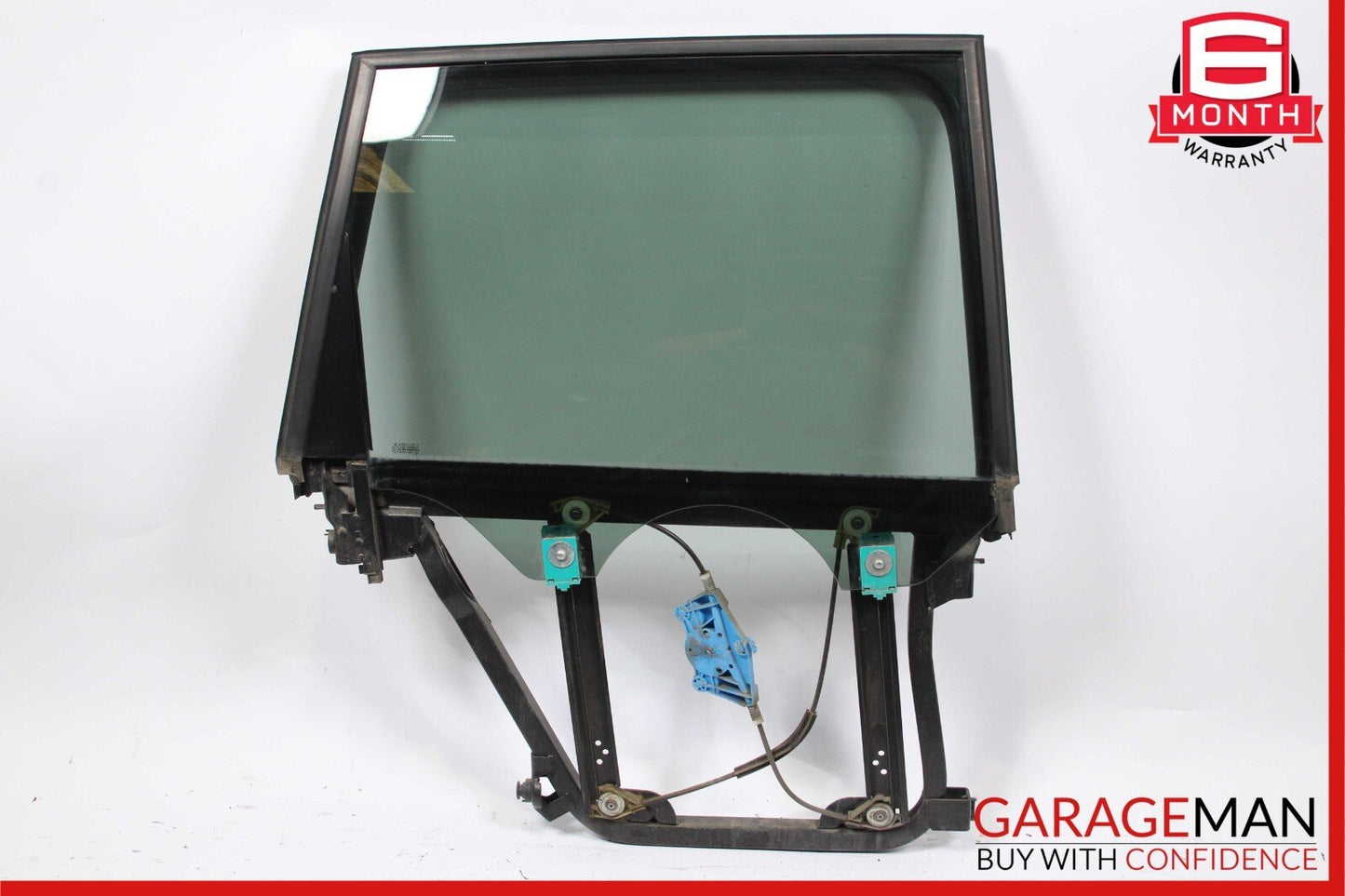 03-06 Porsche Cayenne 955 Rear Right Door Frame Window Regulator Glass Panel