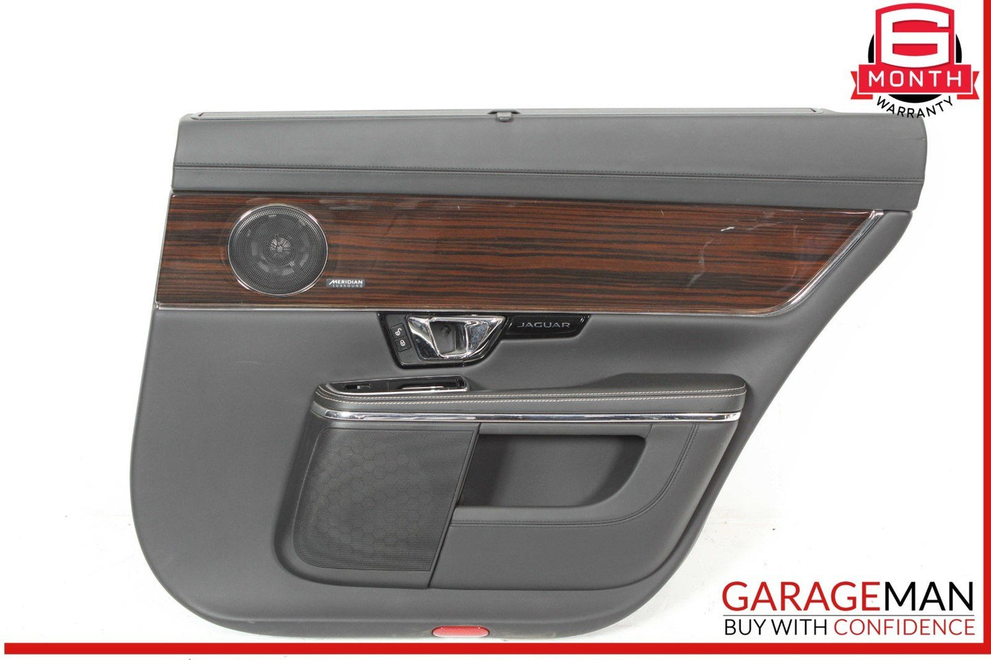 10-19 Jaguar XJ Rear Right Passenger Side Door Panel Cover Black OEM