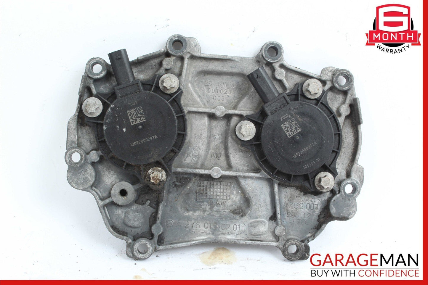 12-18 Mercedes W204 C300 Front Left / Right Engine Timing Chain Cover Plate OEM