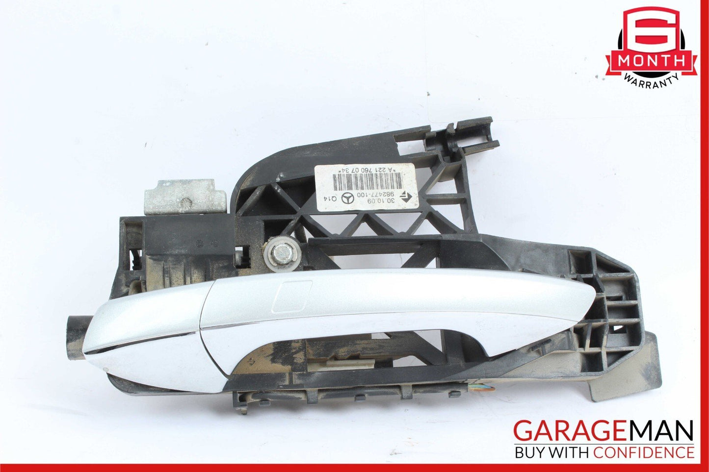 07-13 Mercedes W221 S550 Rear Left Side Exterior Door Handle Keyless Go OEM