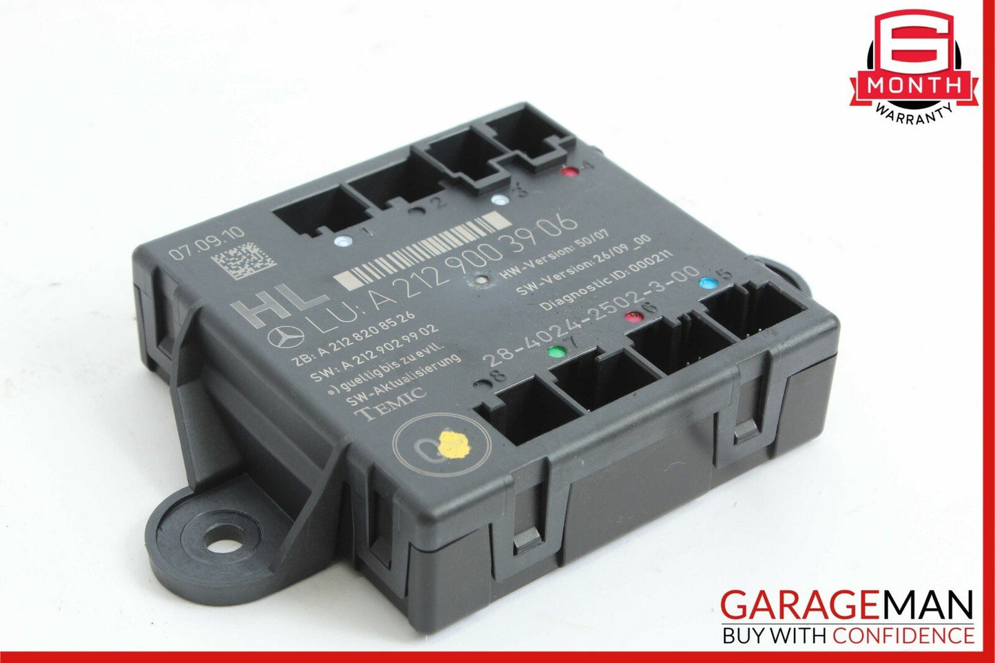08-18 Mercedes W204 C250 C300 CLS550 Rear Left Side Door Control Module OEM