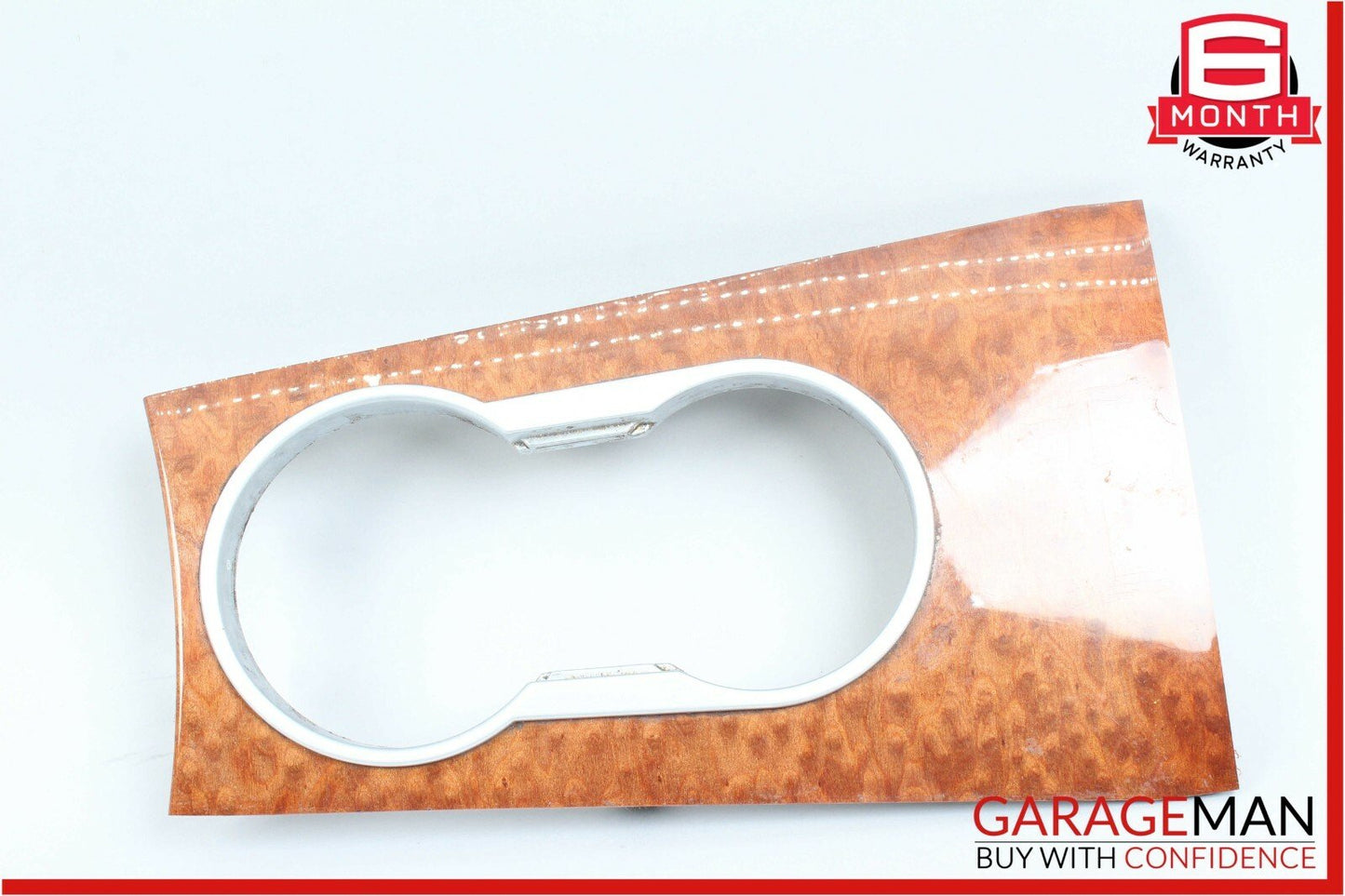 06-12 Mercedes X164 GL450 ML450 Center Console Cup Holder Trim Panel Cover Wood