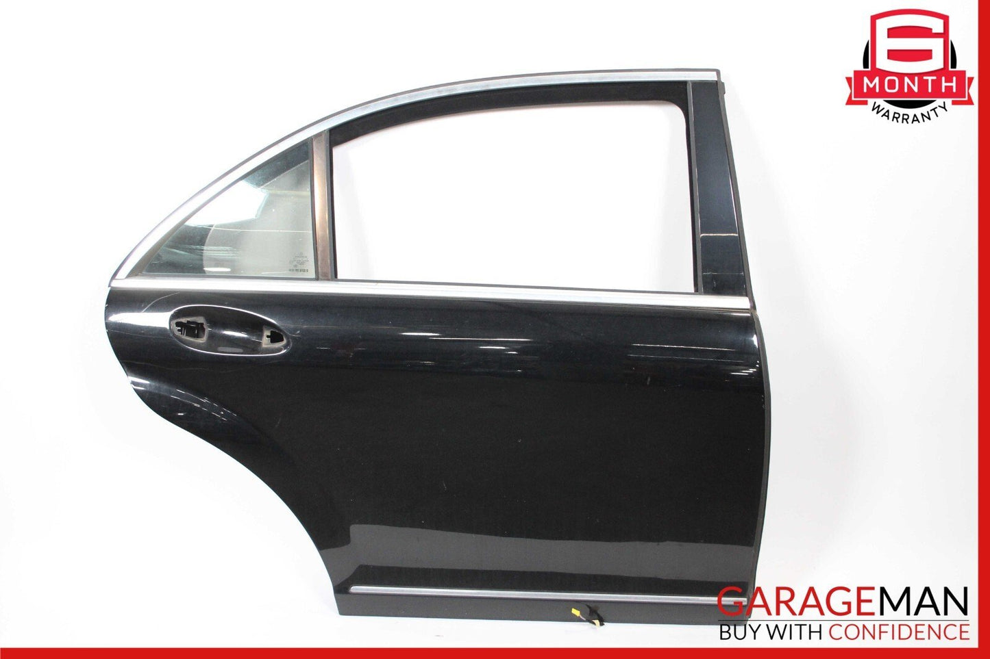07-13 Mercedes W221 S400 Rear Right Passenger Side Exterior Door Shell Black