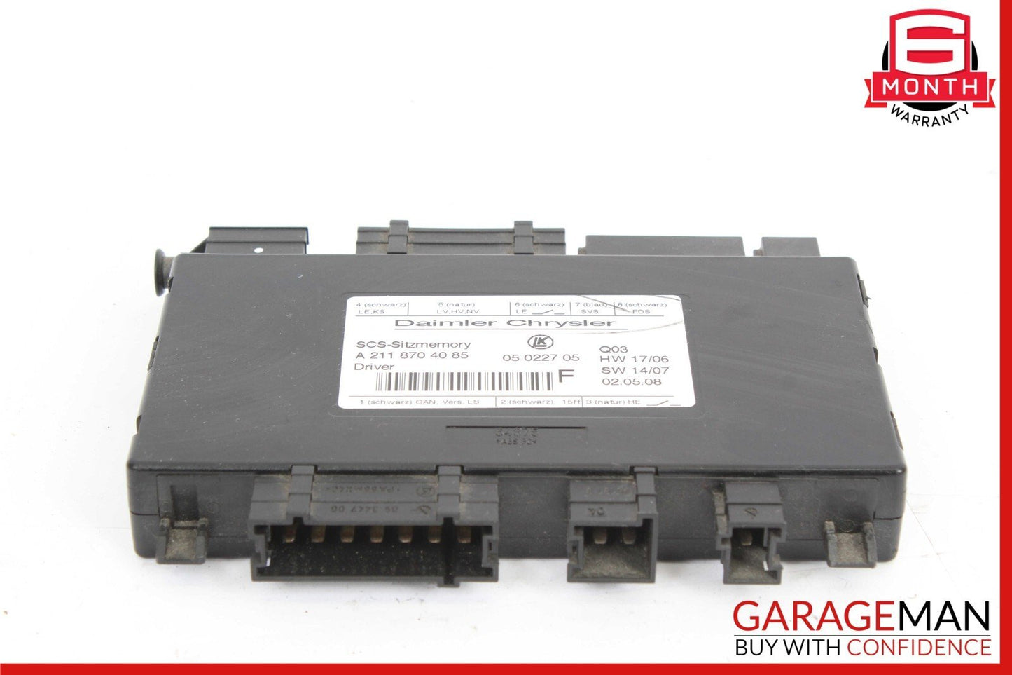 03-12 Mercedes E350 CLS550 ML500 GL450 Front Left Side Seat Control Module Unit