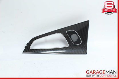 12-18 Audi A7 Rear Right Door Panel Trim Cover Carbon Fiber OEM