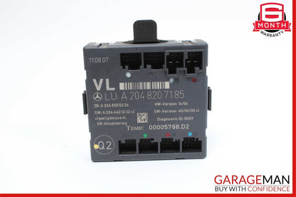 08-14 Mercedes W204 C350 C250 C300 Front Left Side Door Control Module Unit