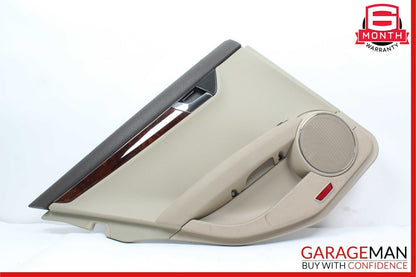 08-11 Mercedes W204 C280 Rear Left Driver Side Interior Door Panel Beige OEM