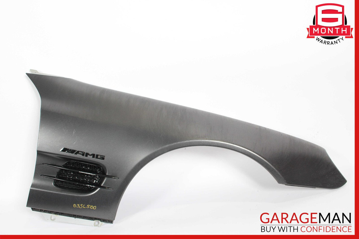 03-08 Mercedes R230 SL500 Front Right Side Wing Fender Panel Silver OEM