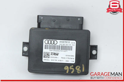 12-18 Audi S6 A7 A6 Electronic Parking Brake Control Module Unit 4H0907801F OEM