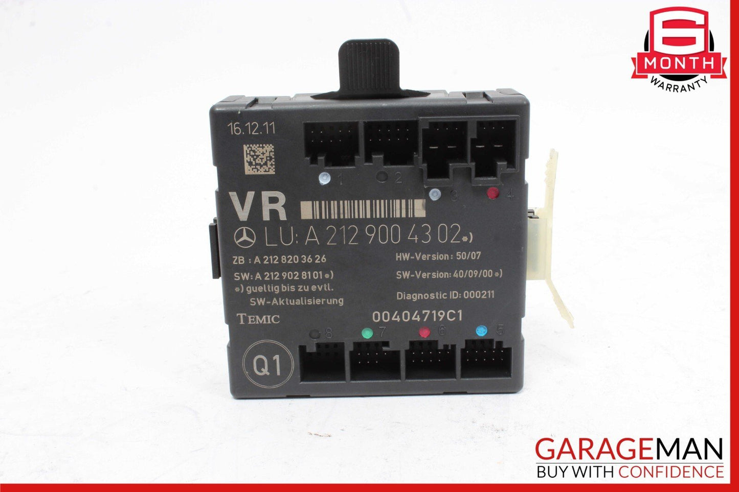 08-18 Mercedes E350 CLS500 C250 C350 Front Right Side Door Control Module