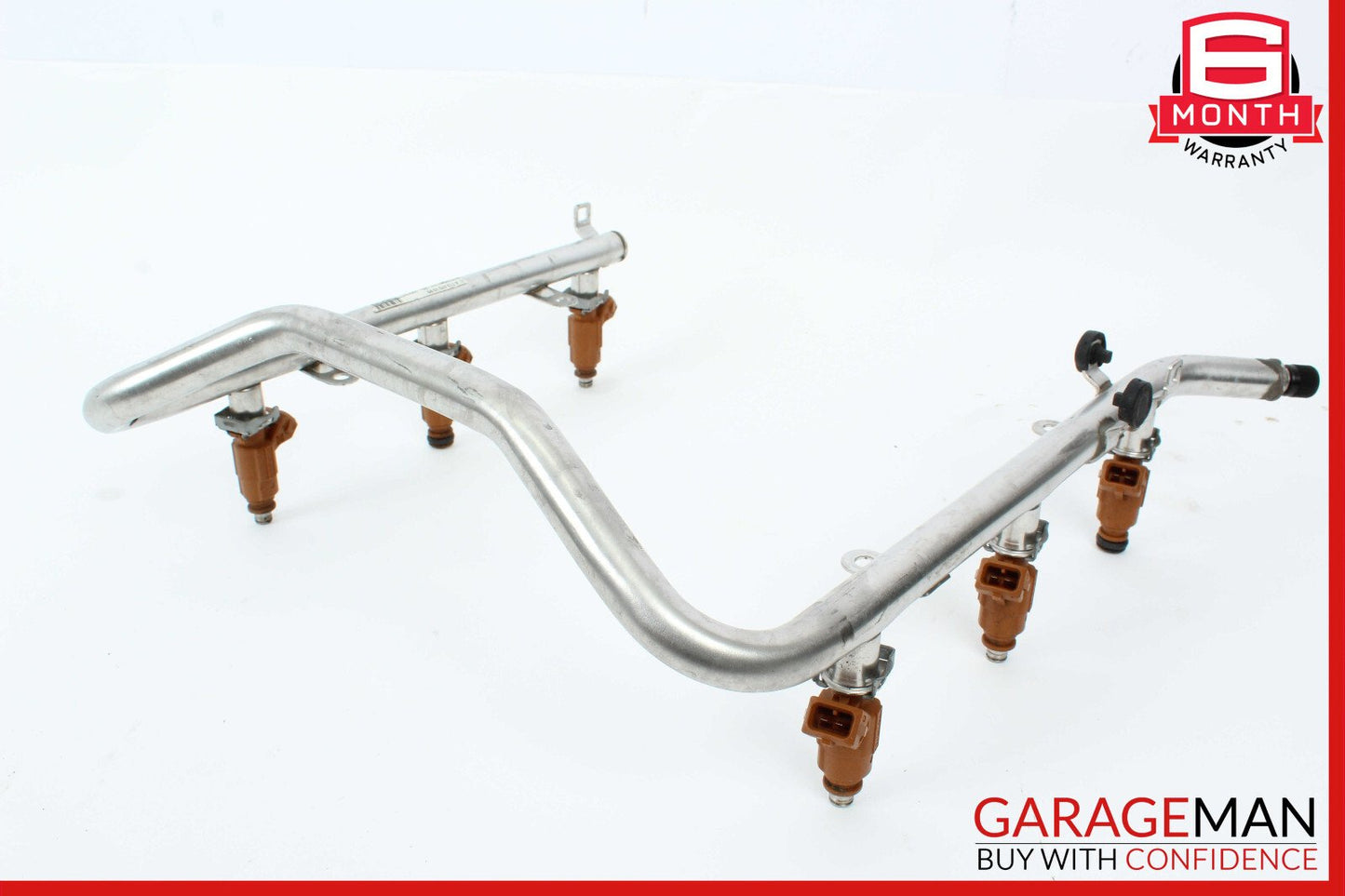 03-06 Mercedes W163 ML350 S350 Fuel Injection Rail Line w/ Injectors OEM