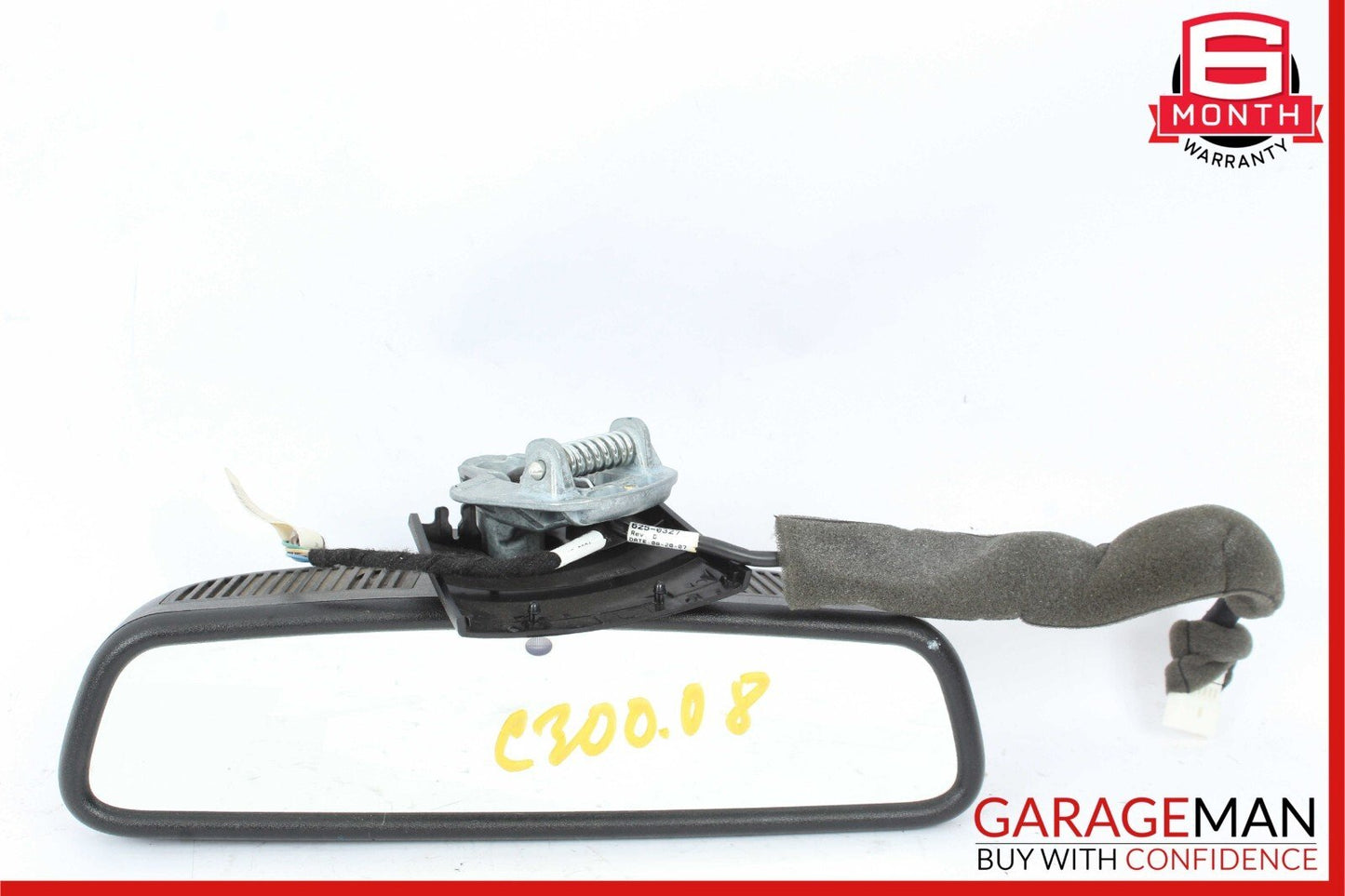 08-14 Mercedes W204 C300 C350 C63 AMG Interior Rear View Mirror Black OEM