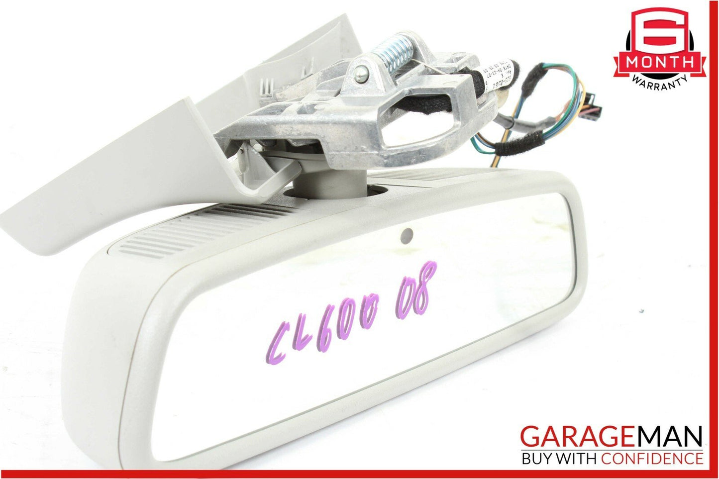 07-10 Mercedes W216 CL550 CL600 CL65 AMG Interior Upper Rear View Mirror Gray