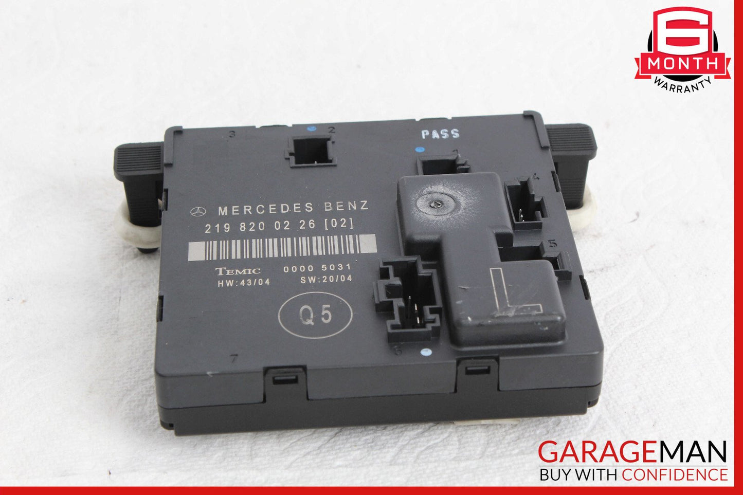 06-11 Mercedes W219 CLS550 Rear Left Door Control Module 2198200226 OEM