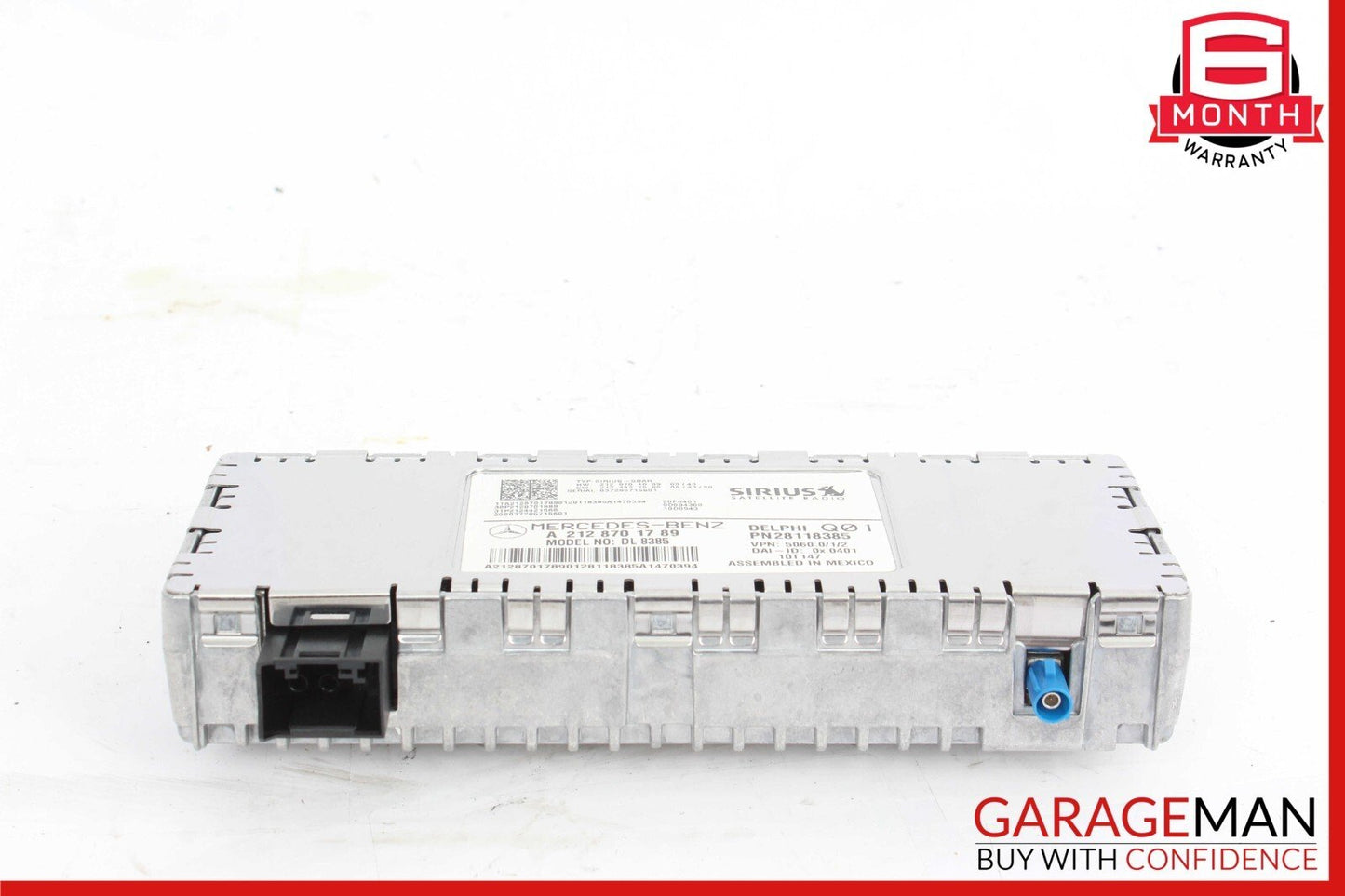 10-17 Mercedes E550 E350 C250 C300 Sirius Satellite Radio Receiver Module Unit