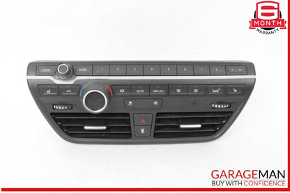14-21 BMW i3 Hybrid Radio & AC A/C Climate Control Switch Panel 9379125 OEM