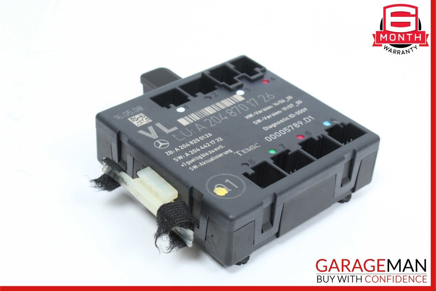 08-14 Mercedes W204 C300 C350  AMG Front Left Side Door Control Module Unit OEM