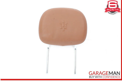 14-22 Maserati Ghibli Front Left / Right Side Seat Headrest Head Rest Brown OEM