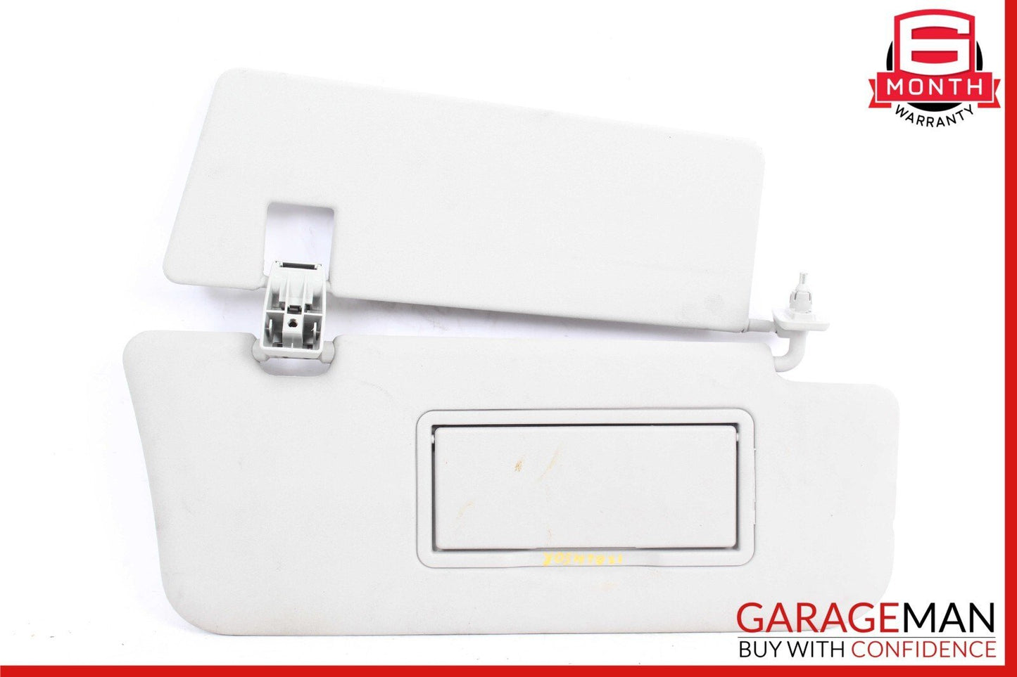 06-12 Mercedes X164 GL450 ML450 Front Right Side Sun Visor Sunvisor Cover Gray