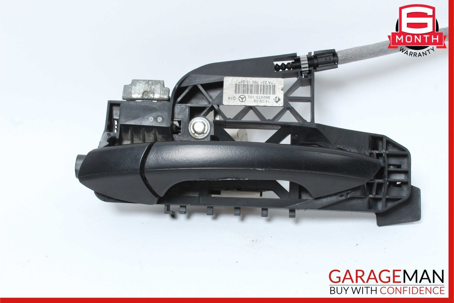 07-13 Mercedes W221 S550 Rear Left Driver Side Exterior Door Handle Black OEM