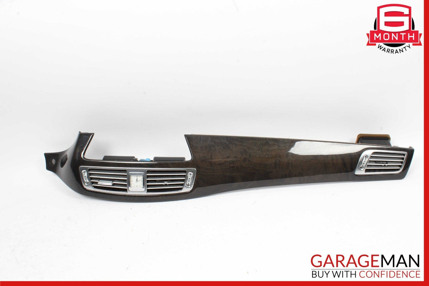 12-18 Mercedes W218 CLS500 Front Dash Trim Bezel Air Vent Cover Assy Walnut OEM