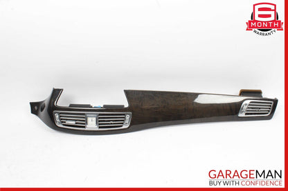 12-18 Mercedes W218 CLS500 Front Dash Trim Bezel Air Vent Cover Assy Walnut OEM