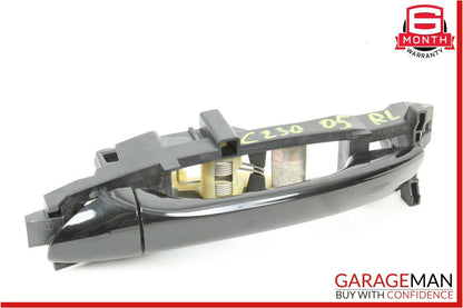 05-07 Mercedes W203 C350 Rear Left Driver Side Exterior Door Handle Black OEM