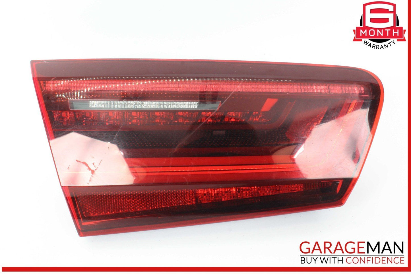 16-18 Audi A6 Rear Left Driver Side Inner Tail Light LED Lamp 4G9945567B OEM