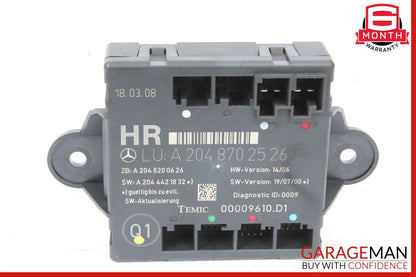 08-14 Mercedes W204 C350 Front Left Side Door Control Module OEM