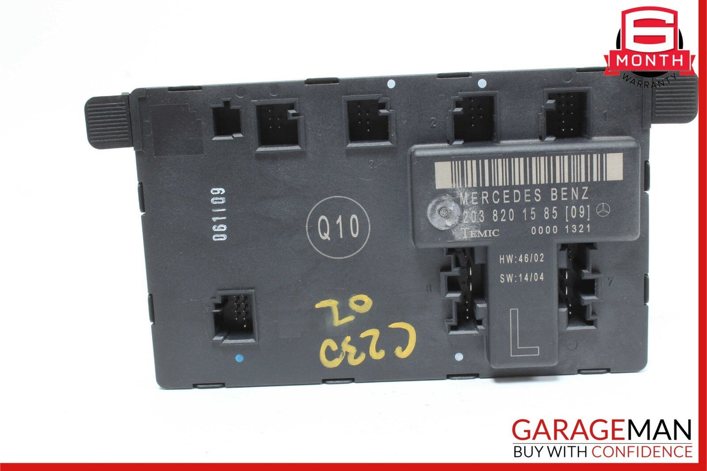 01-07 Mercedes W203 C230 C240 Front Left Side Door Control Module Unit OEM