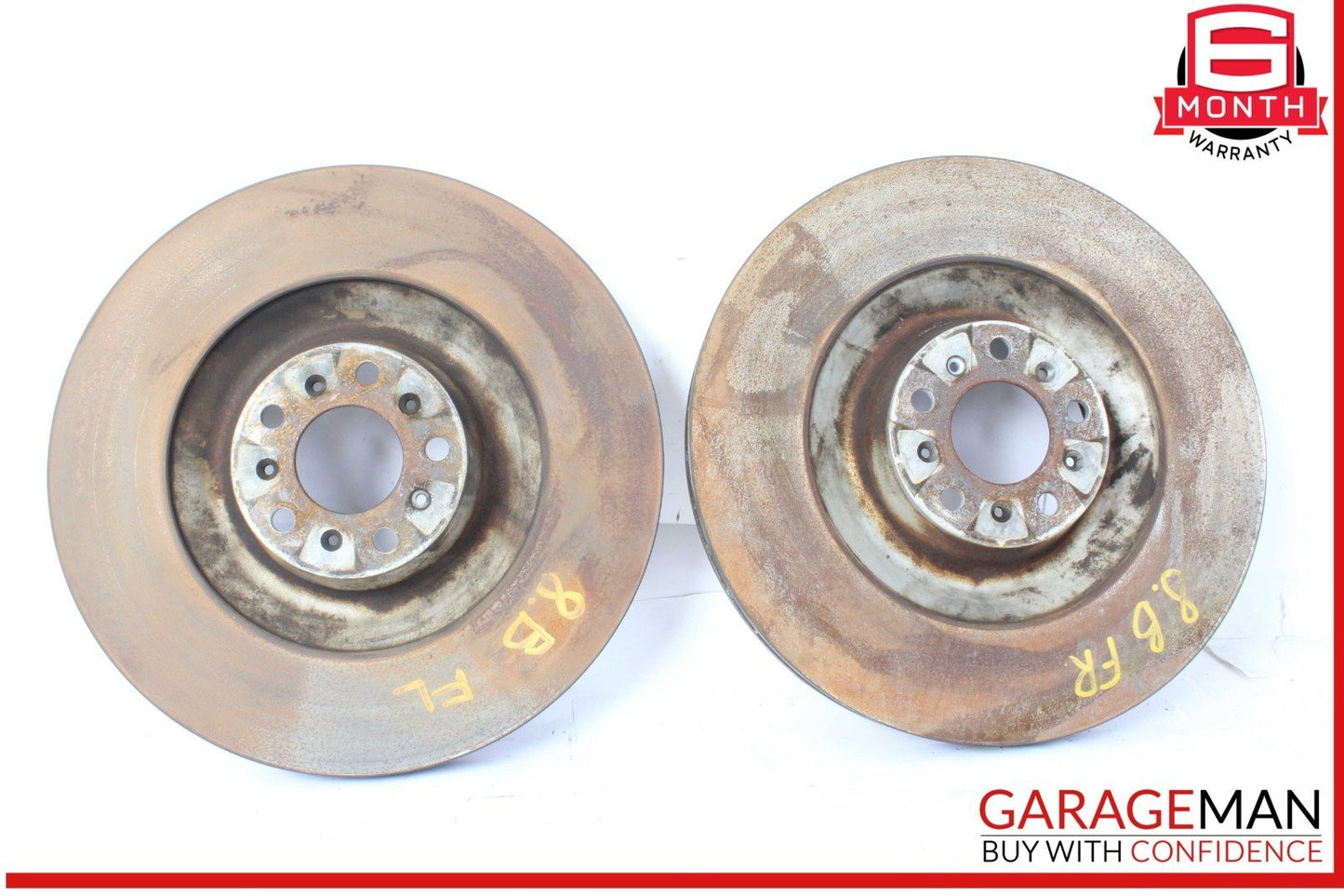 03-18 Bentley Continental GTC Front Brake Rotors Disc Left & Right Set OEM