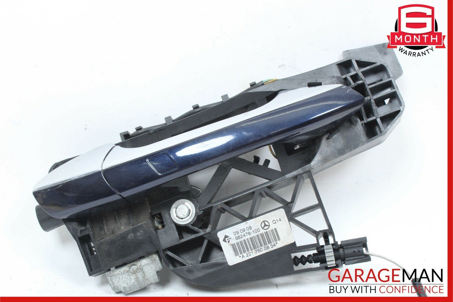 07-13 Mercedes W221 S400 Rear Right Door Lock Latch w/ Door Handle Keyless Go