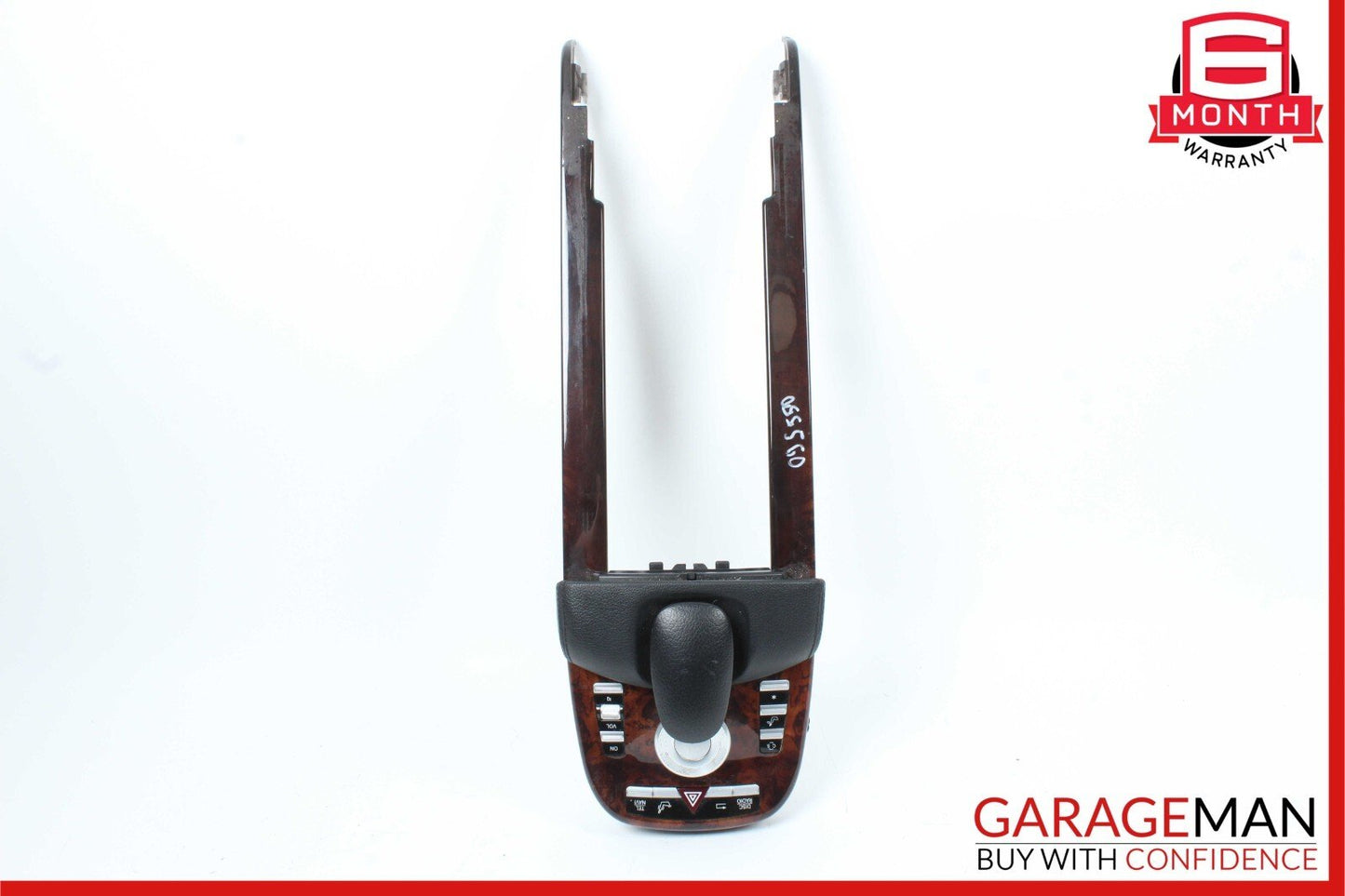 07-09 Mercedes W221 S550 Front Center Console Armrest Bezel Panel Wood OEM