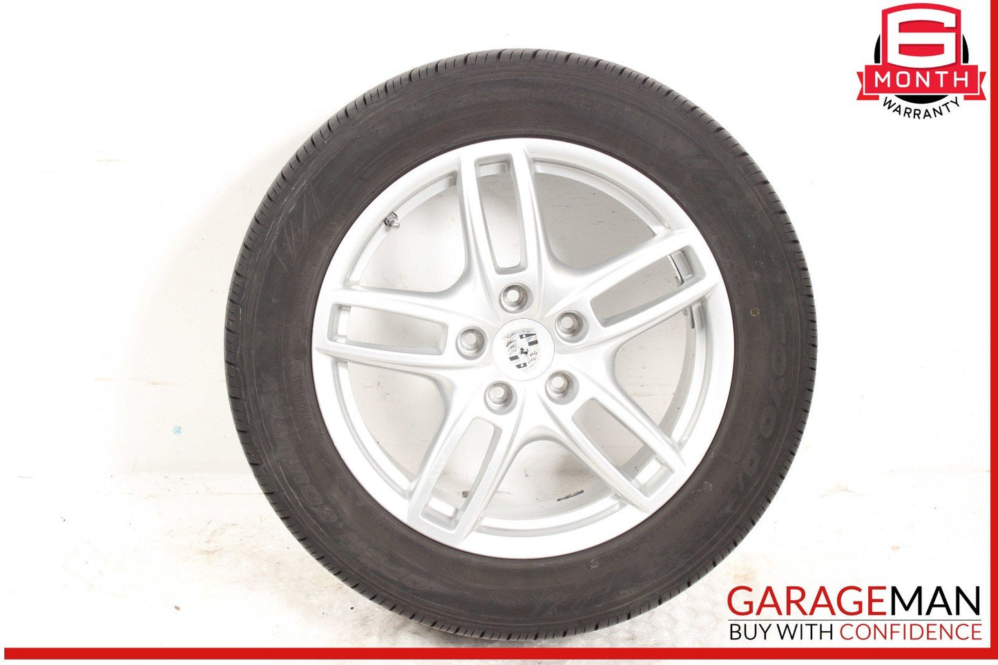 11-18 Porsche Cayenne 958 8.5Jx19 19" R19 Wheel Tire Rim Silver 7P5601025A