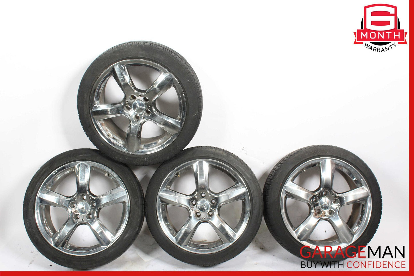 12-18 Mercedes W218 CLS550 8.5 x R18 18" Complete Wheel Tire Rim Set of 4 Pc OEM