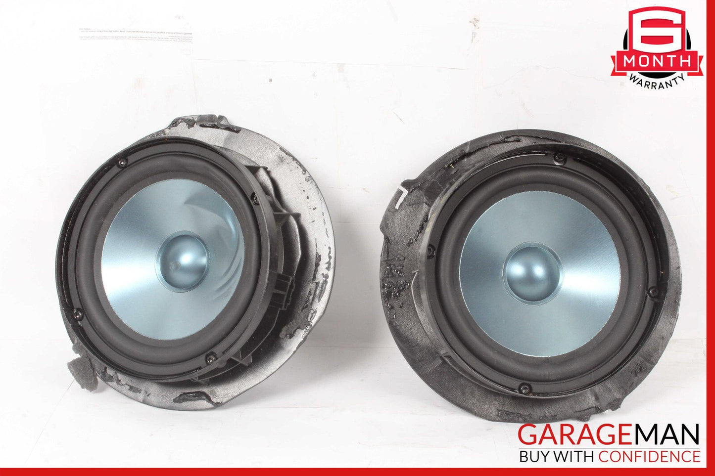 07-09 Mercedes W211 E350 Front & Rear Left Door Sound Speakers Set of 2