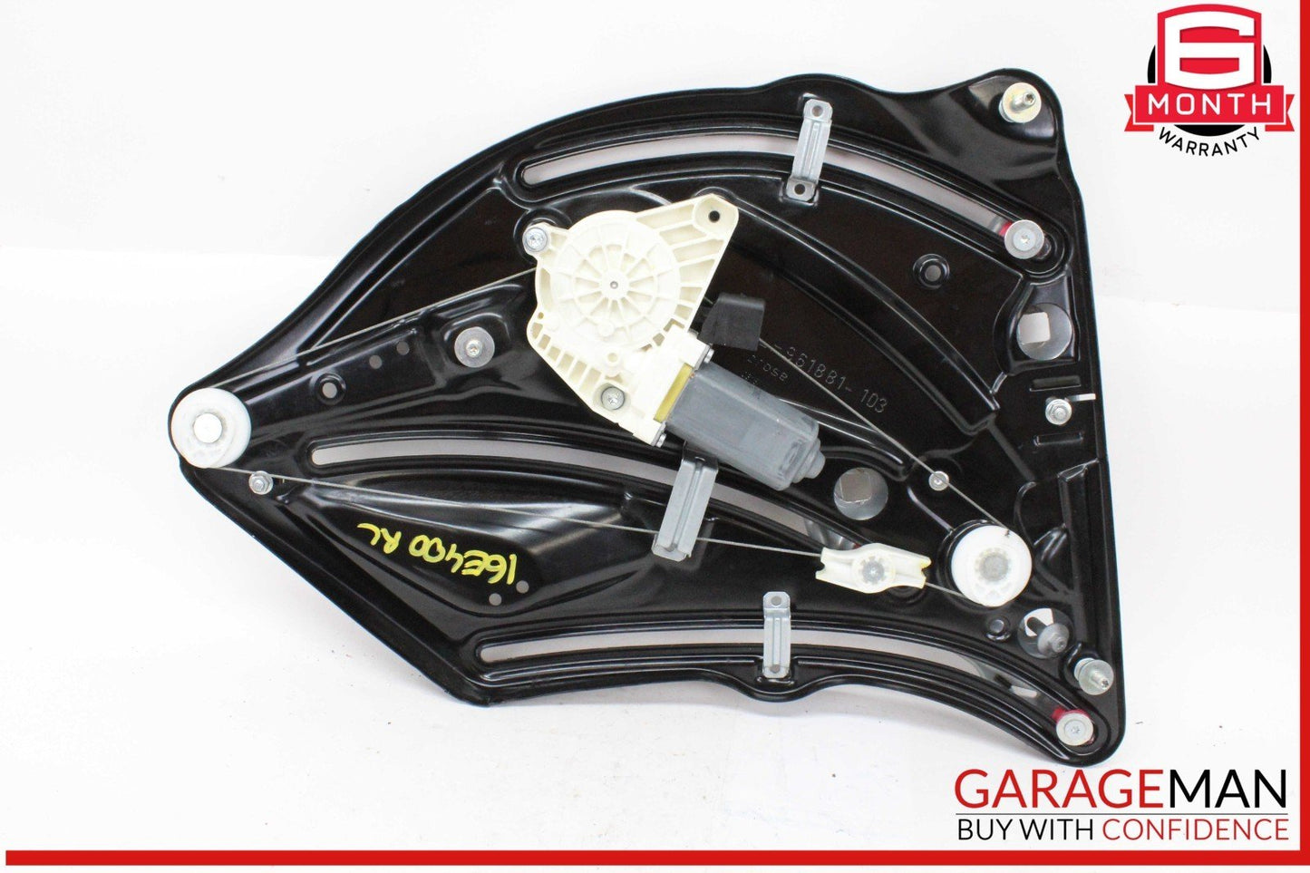 10-17 Mercedes W207 E400 Rear Left Door Window Regulator Frame w/ Motor OEM