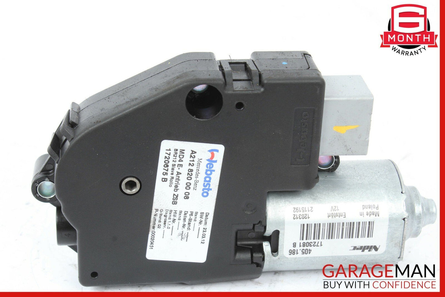 10-17 Mercedes W204 C250 E350 C350 Roof Sun Shade Screen Roller Blind Motor OEM