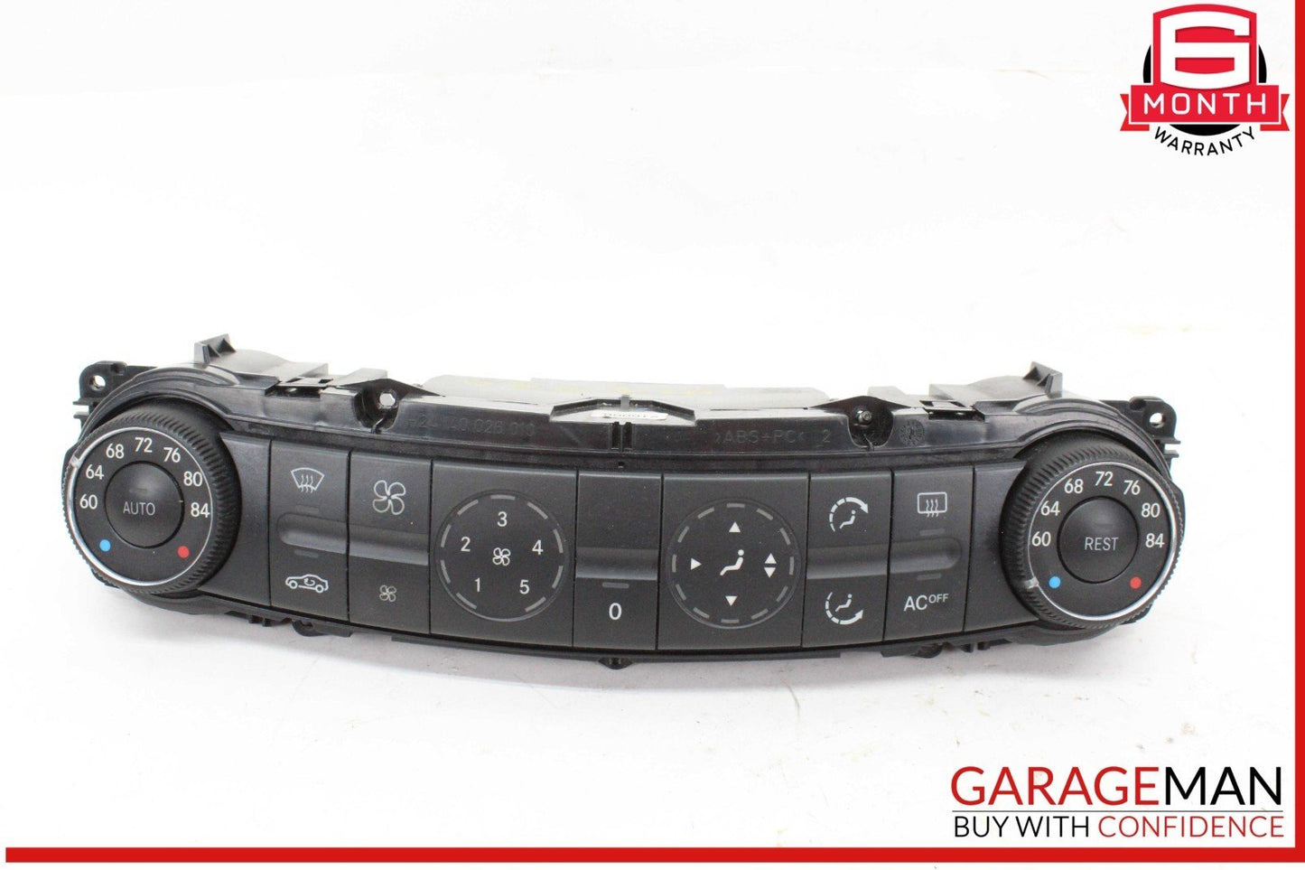 03-09 Mercedes W211 E320 Front Center Dash Temperature Climate Control Panel OEM