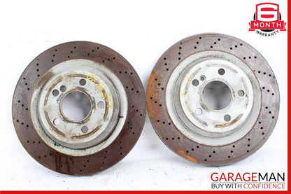 03-12 Mercedes R230 SL500 SL550 Front Left & Right Brake Rotors Disc Set of 2