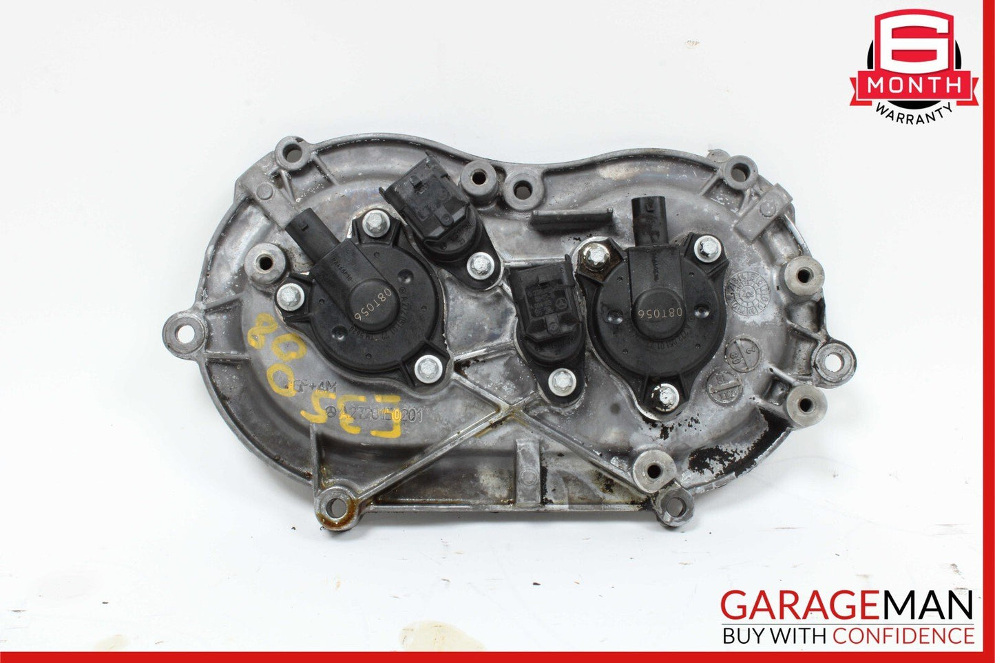 05-13 Mercedes W211 E350 E550 Front Left Side Engine Timing Chain Cover Plate
