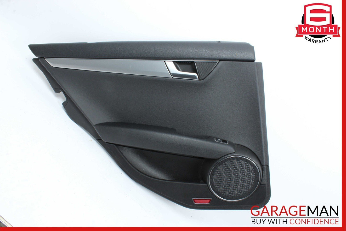 08-14 Mercedes W204 C250 C300 C350 Rear Left Side Interior Door Trim Panel Black