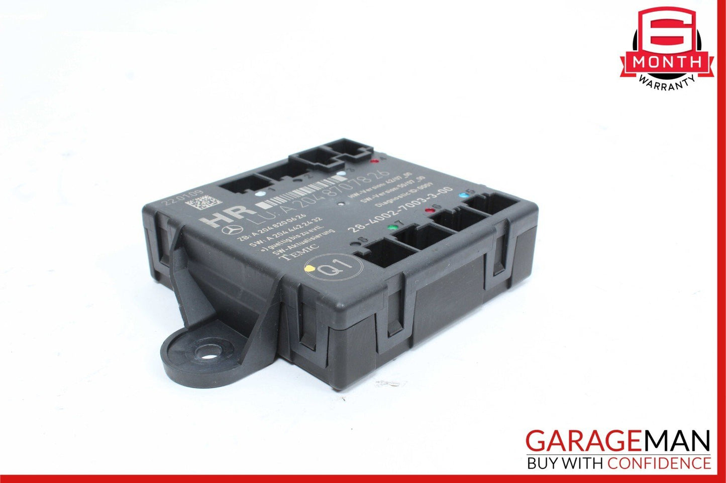 08-18 Mercedes W204 C300 C350 CLS500 Rear Right Side Door Control Module Unit