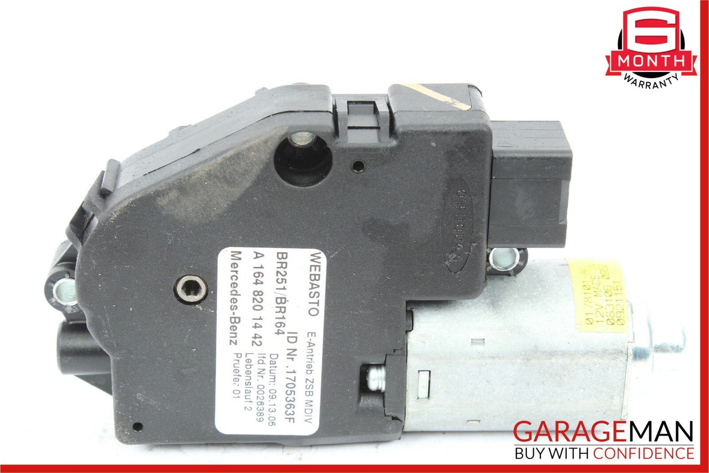 06-12 Mercedes W251 R350 ML450 Panoramic Sunroof Sun Roof Motor 1648201442 OEM