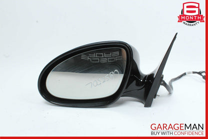 07-09 Mercedes W221 S550 S600 Front Left Side Mirror Door Rear View Black OEM